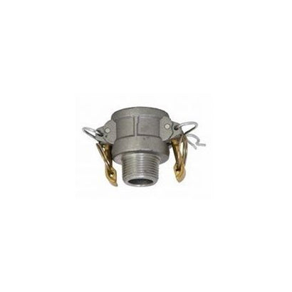 8" Female Camlock x 8" Male Pipe Adapter - Aluminum