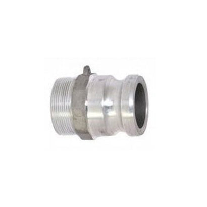 8" Male Camlock x 8" Male Pipe (npt) Adapter - Aluminum