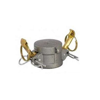 4" Aluminum Camlock Dust Cap Fitting with Locking Arms - DC