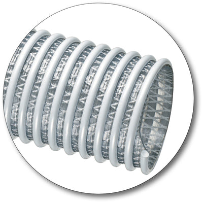 1.5" Heavy Duty Food Grade - PVC - Reinforced Suction & Discharge hose (price per ft)