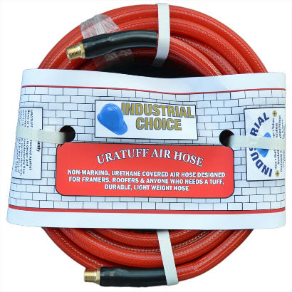 1/4 X 50 ft - Professional Grade Polyurethane Air Hose by Industrial Choice - Lightweight & Durable