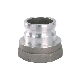 2" Male Camlock x 3" Female Pipe Jump Adapter - Style A - Aluminum